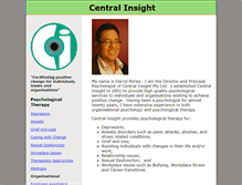 Tablet Screenshot of centralinsight.com.au